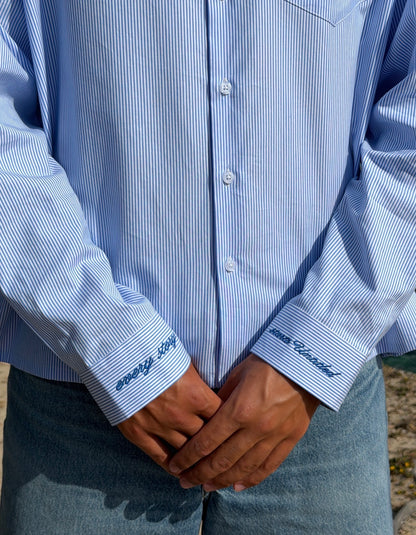 BLUE STRIPE SHIRT