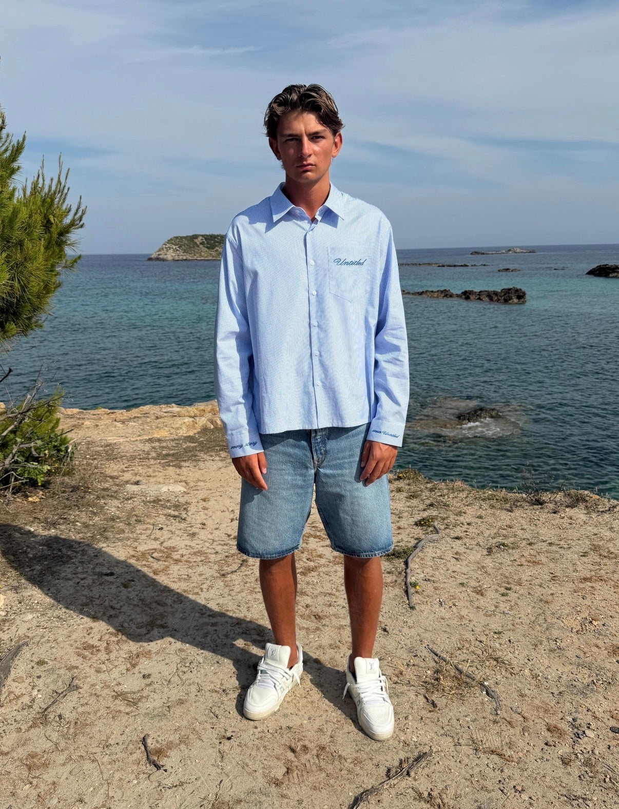 BLUE STRIPE SHIRT